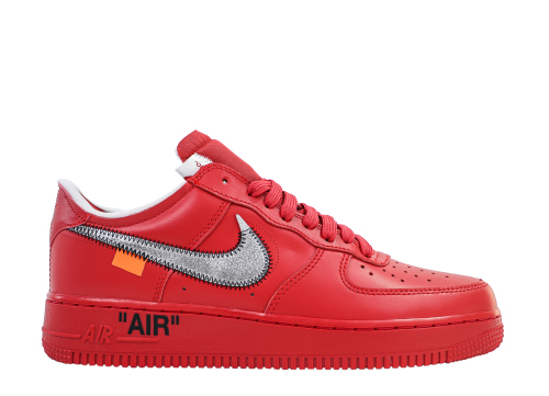 Nike Off-White Air Force 1 AF1  University Red