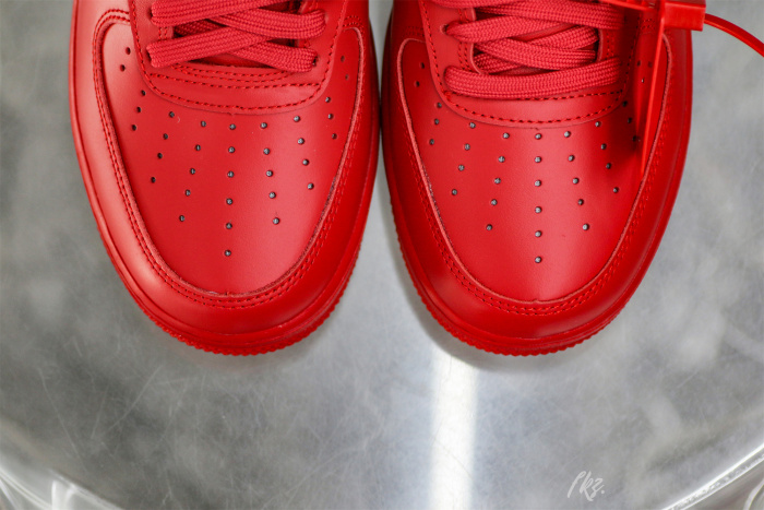 Nike Off-White Air Force 1 AF1  University Red