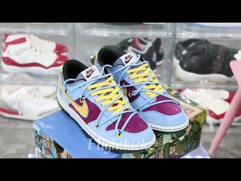 Otomo Katsuhiro x Nike Dunk One Piece Luffy Purple