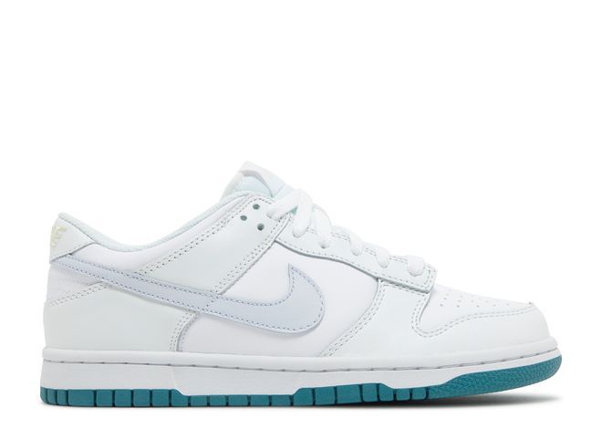 Dunk Low GS White Grey Teal