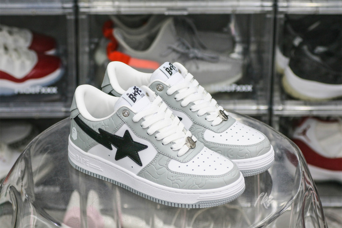 A Bathing Ape Bape Sta Low  Grey Black