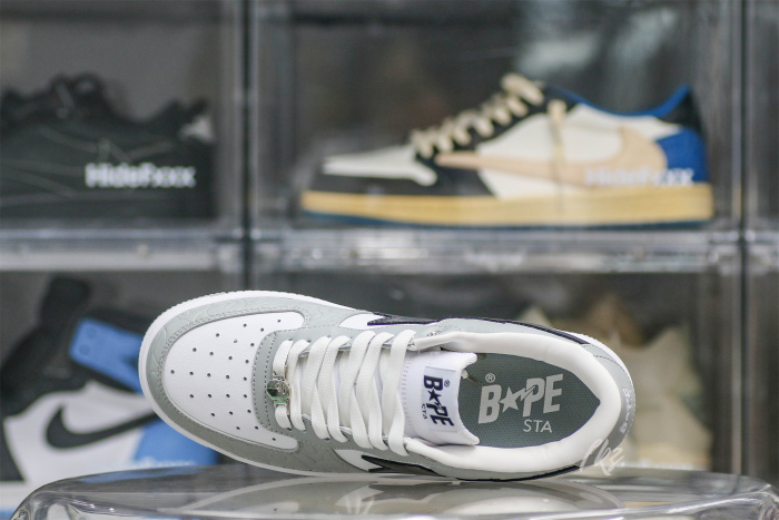 A Bathing Ape Bape Sta Low  Grey Black