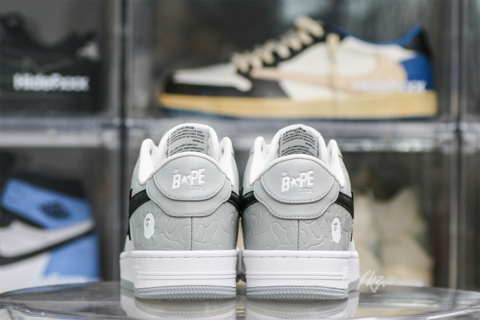 A Bathing Ape Bape Sta Low  Grey Black