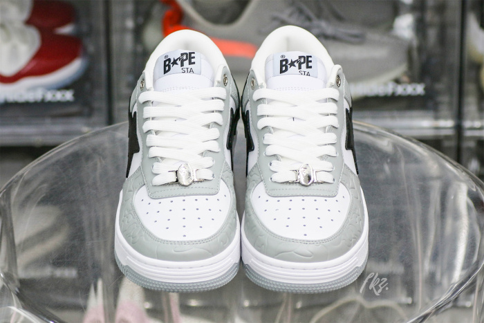 A Bathing Ape Bape Sta Low  Grey Black
