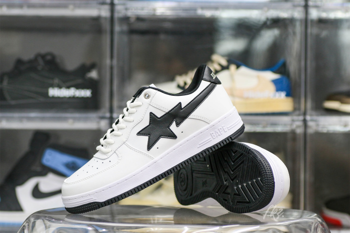 JJJJound x Bapesta White Black