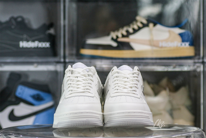 JJJJound x Bapesta White Grey