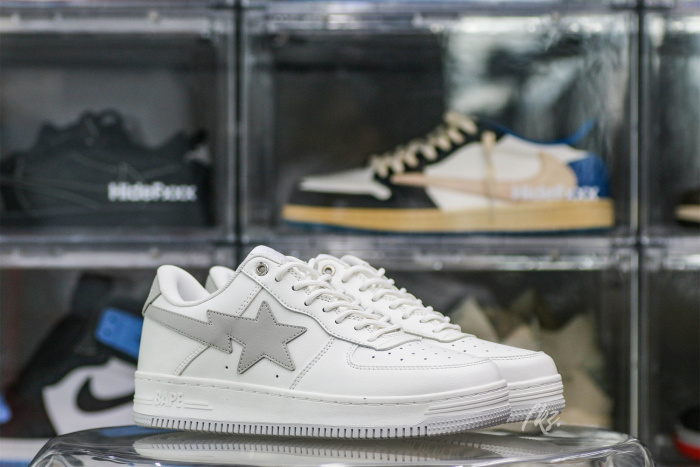 JJJJound x Bapesta White Grey