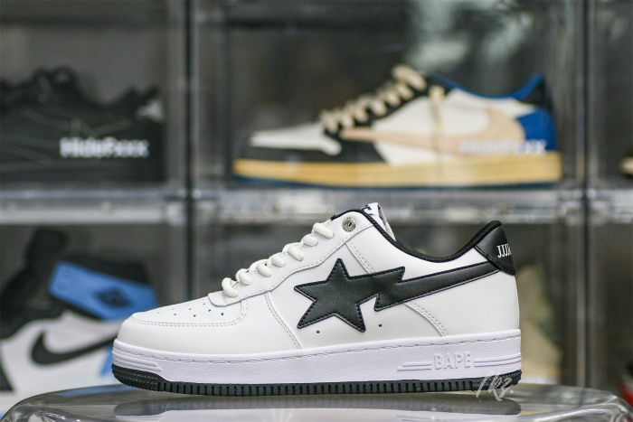 JJJJound x Bapesta White Black