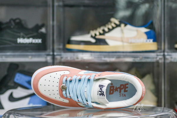 Bapesta Pastel White Pink 2021