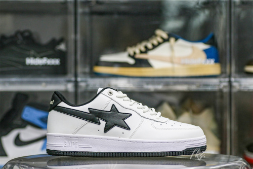 JJJJound x Bapesta White Black
