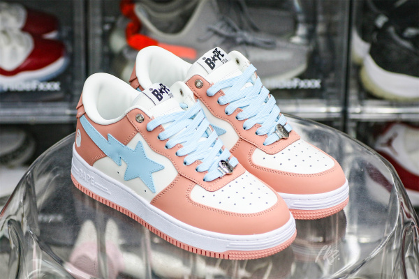 Bapesta Pastel White Pink 2021