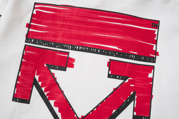 OFF-WHITE Marker Arrows Print Hoodie