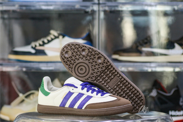 Wmns Samba OG Off White Purple Green