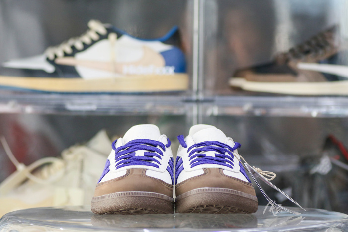 Wmns Samba OG Off White Purple Green