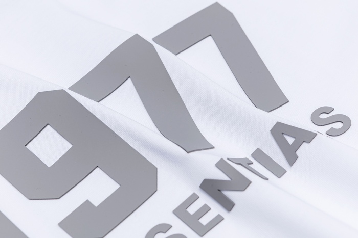 Fear of god  1977 flocking print long-sleeved Tee