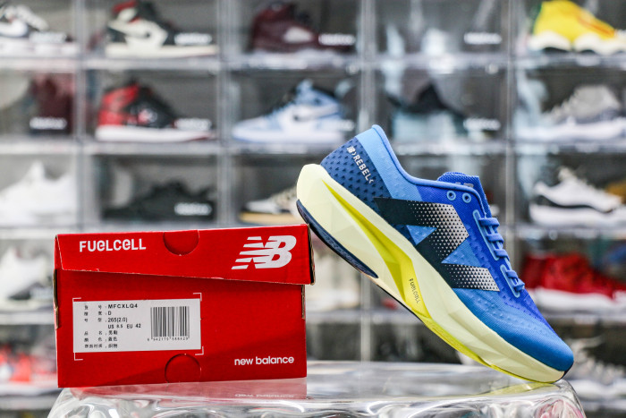 New Balance FuelCell Rebel v4 Spice Blue Limelight