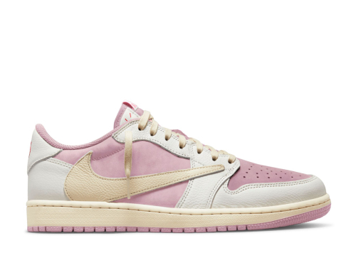Travis Scott x Air Jordan 1 Low OG  Shy Pink  2025