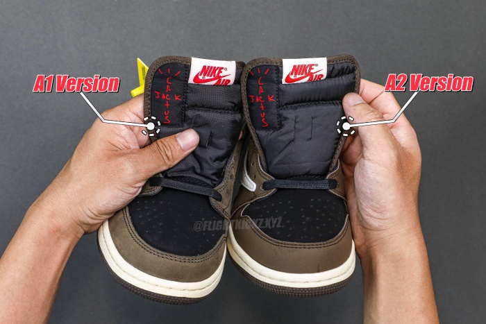 Travis Scott X Air Jordan 1 Low 'Cactus Jack'（A2 Batch)