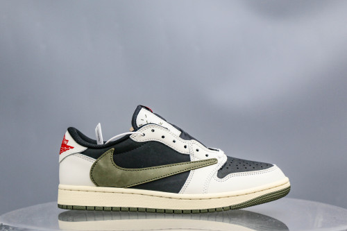 Travis Scott x Air Jordan 1 Low OG SP Olive（A2 Batch)