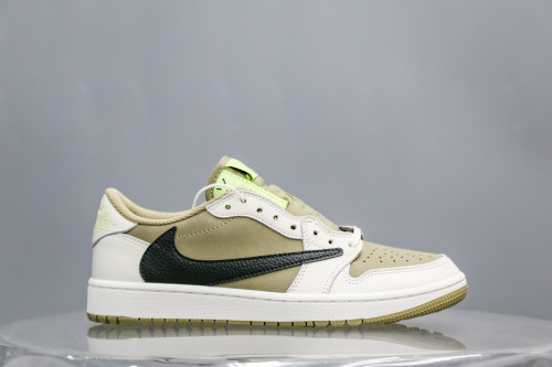 Travis Scott x Air Jordan 1 Low Golf Neutral Olive (A2 Batch)