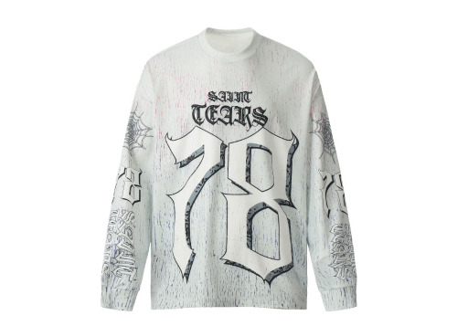 Saint Mich@el Tears 78 Full Print Long Sleeve
