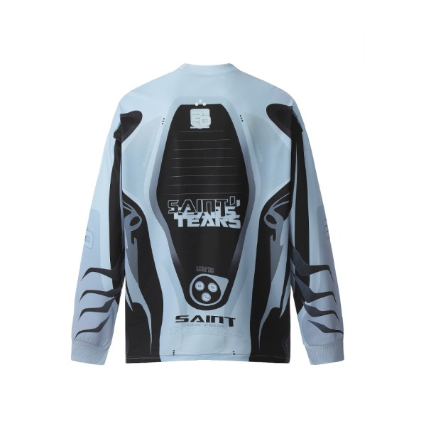 Saint Mich@el Tears Full Print Map Long Sleeve