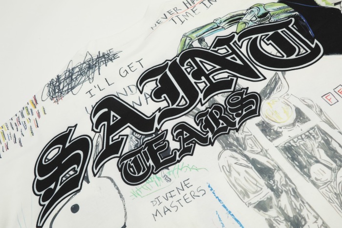 Saint Mich@el Tears  Skull Full Print Long Sleeve