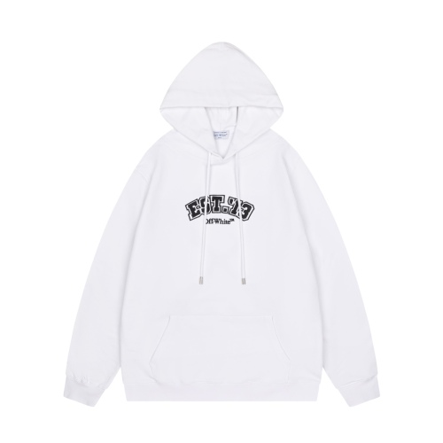 Off-White 24SS new multi-logo loose-fit hoodie