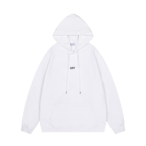 Off-White 24SS new embroidered scythe and arrow loose-fit hoodie