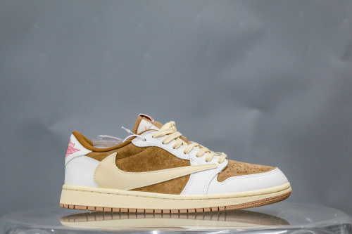 Travis Scott X Air Jordan 1 Low OG Sail / Muslin（A2 Batch)