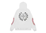 Chrome Hearts embroidered and printed heavy-duty hoodie in White