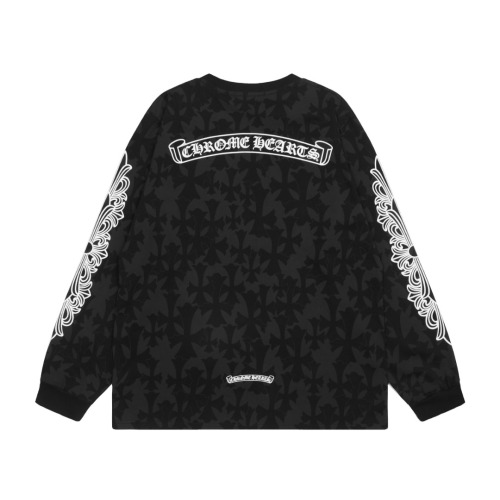 Chrome Hearts embroidered and printed long-sleeve T-shirt in Black