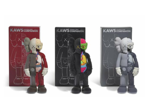KAWS 5 Years Later Dissected Companion Vinyl Set 20cm
