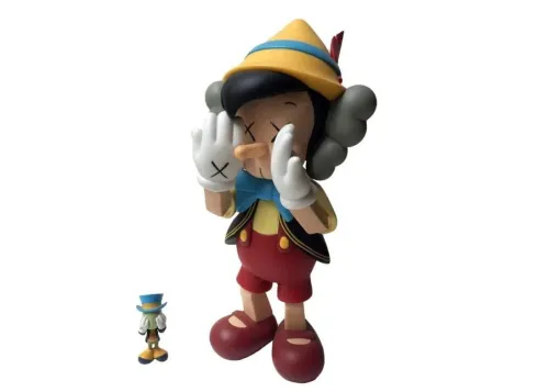 Kaws x Pinocchio & Jiminy Cricket 2010 27cm