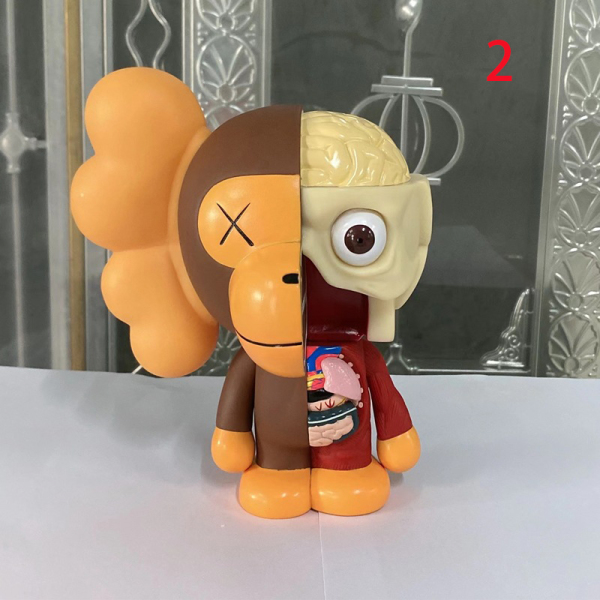 KAWS x BAPE Dissected Milo figures