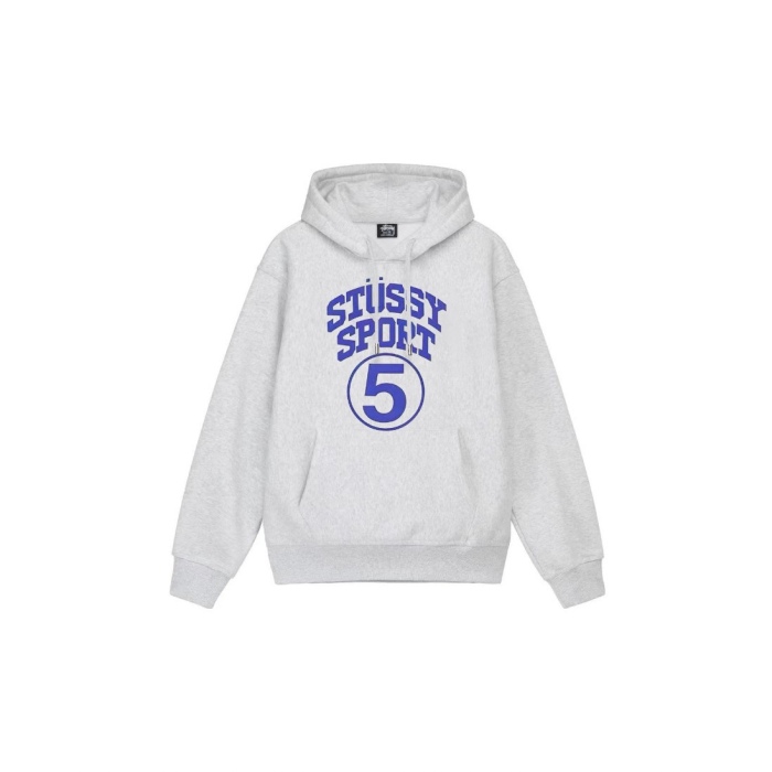Stu$$y FW24 SPORT letter graphic print hoodie