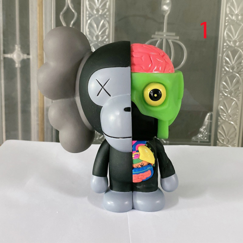 KAWS x BAPE Dissected Milo figures
