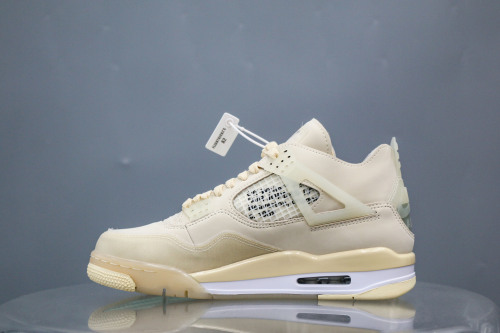 Off White x Air Jordan 4 Sail 2020 (A2 Batch)