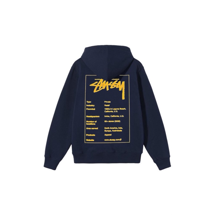 Stu$$y tag graphic print hoodie