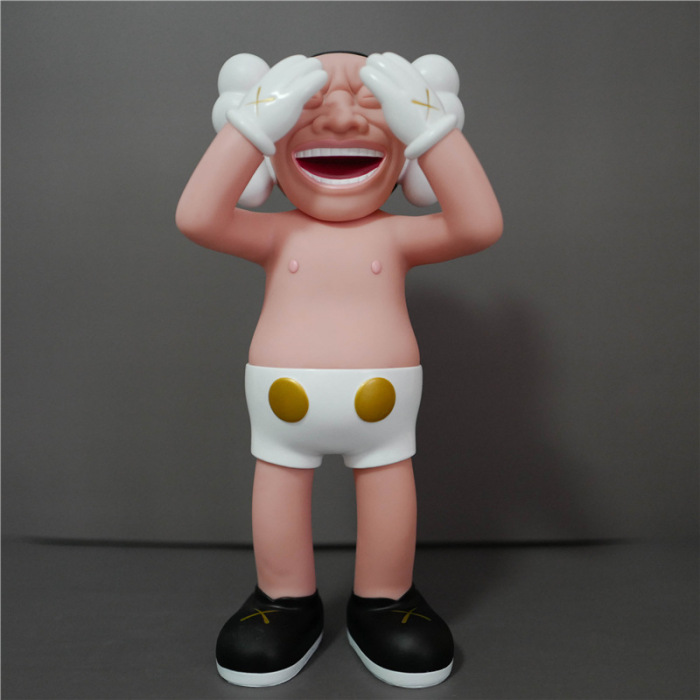 KAWS Yue Minjun Companion Vinyl Figure 30cm