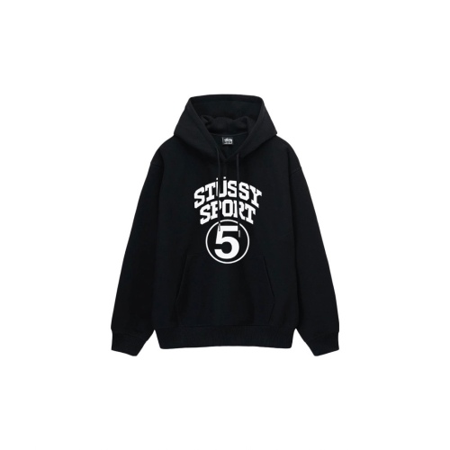 Stu$$y FW24 SPORT letter graphic print hoodie