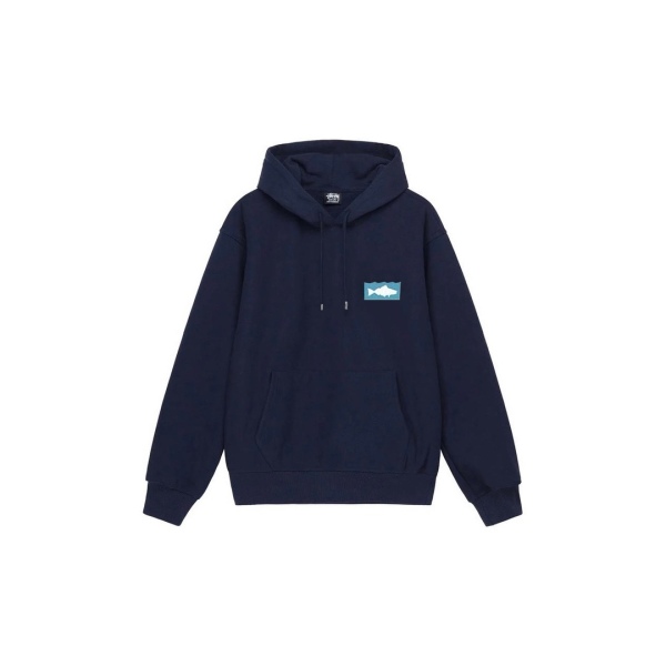 Stu$$y x Heal the Bay IZmA SS23 Heal the Bay Ocean Pigment Dyed Tee Graphic Printed Hoodie