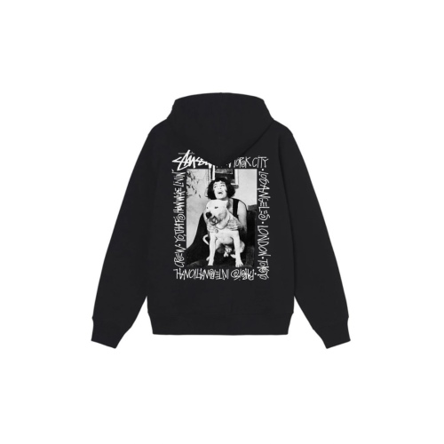 Stu$$y scenic and character graphic print hoodie