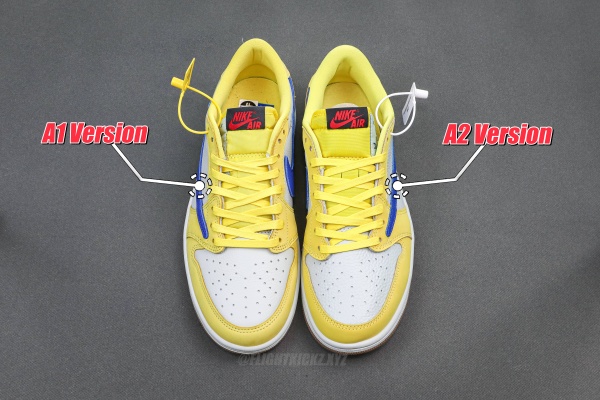 Travis Scott x Air Jordan 1 Retro Low OG SP “ElkinsCanary Yellow”（A2 Batch)