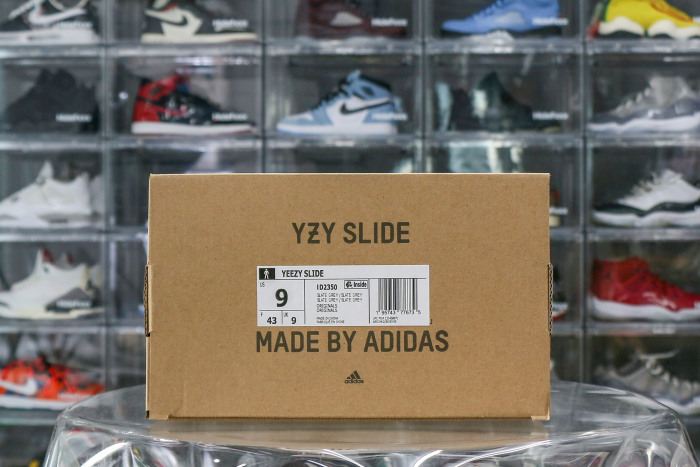 Yeezy Slides Slate Grey 2023 ID2350（A1 Batch）