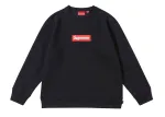 Suprem3 22FW Box Logo Crewneck 2022 Hoodie