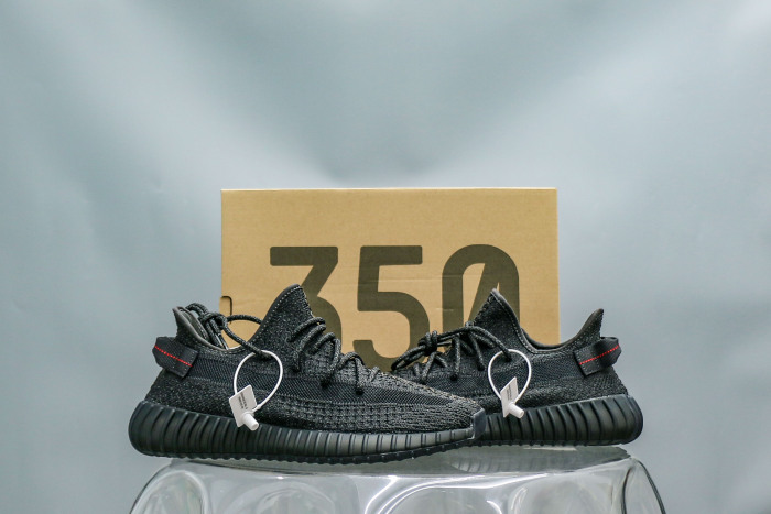 Yeezy Boost 350 V2 Static Black Reflective (A2 Batch)