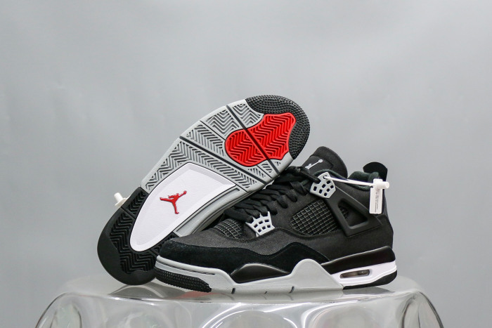 Jordan 4 Retro SE Black Canvas  (A2 Batch)