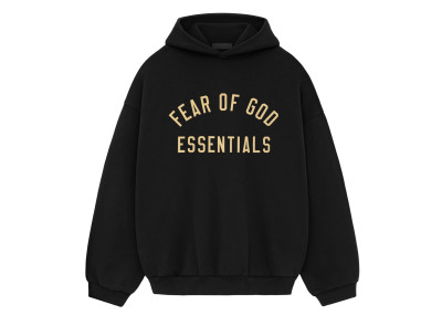 FEAR OF GOD ESSENTIALS 24FW letter print hoodie.