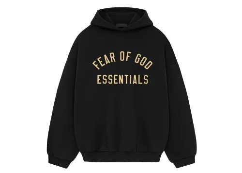 FEAR OF GOD ESSENTIALS 24FW letter print hoodie.
